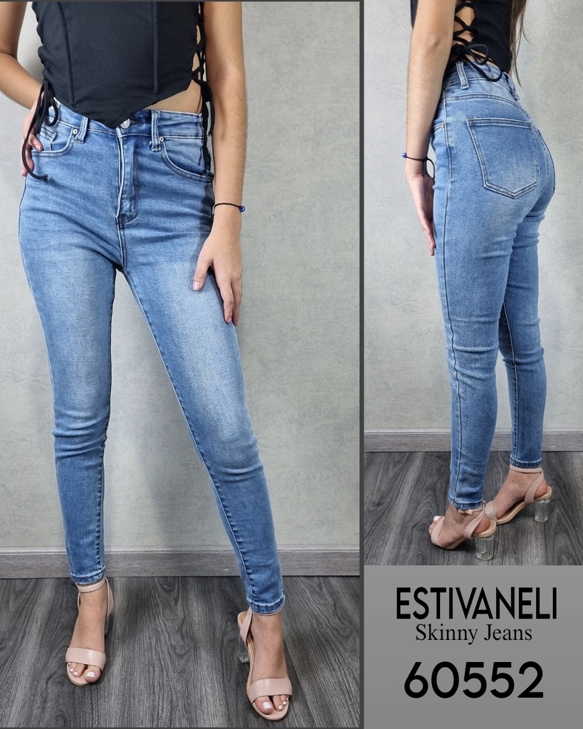 Jeans skinny estivaneli de dama 60552
