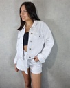 Chaqueta de jeans estivaneli de dama cqd0226