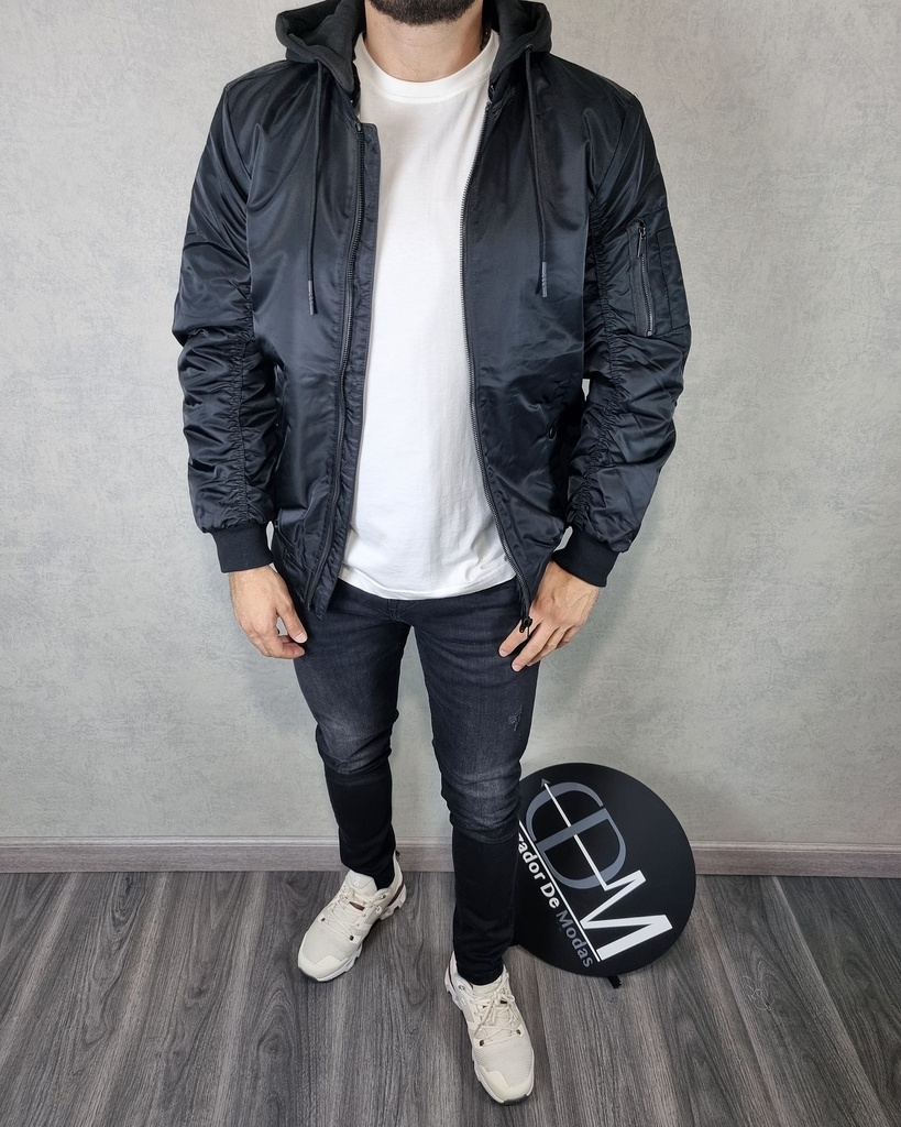 Chaqueta con capucha estivaneli cq20040