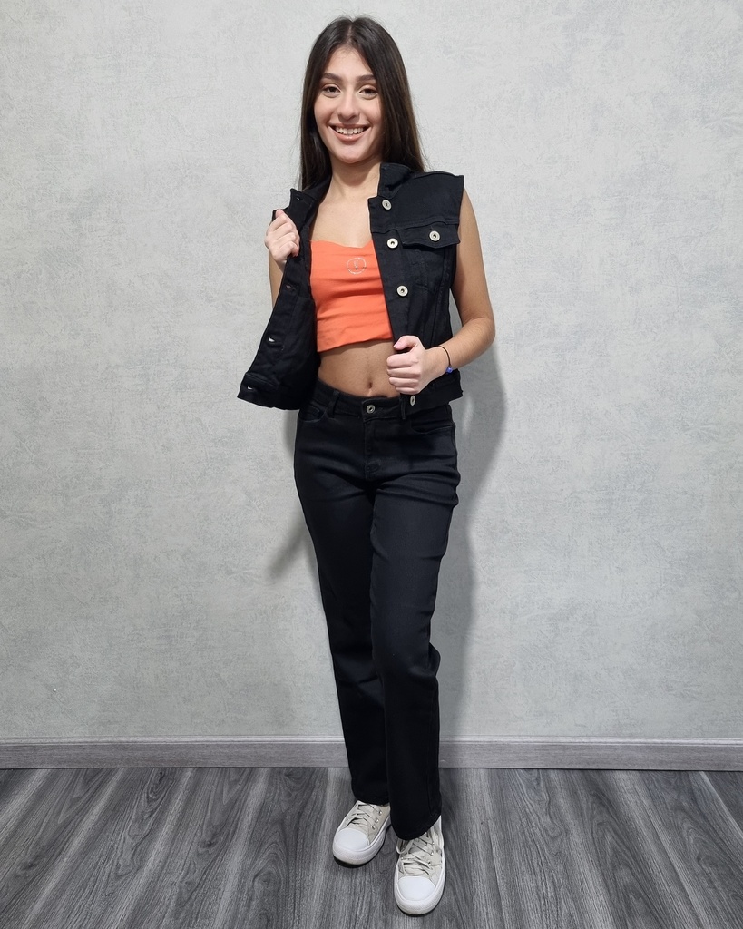 Chaleco de jeans estivaneli de dama chl0174