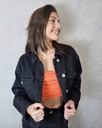 Chaqueta de jeans estivaneli de dama cqd0175