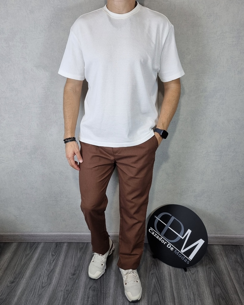 Pantalon de lino comfort fit estivaneli 13092