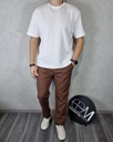 Pantalon de lino comfort fit estivaneli 13092