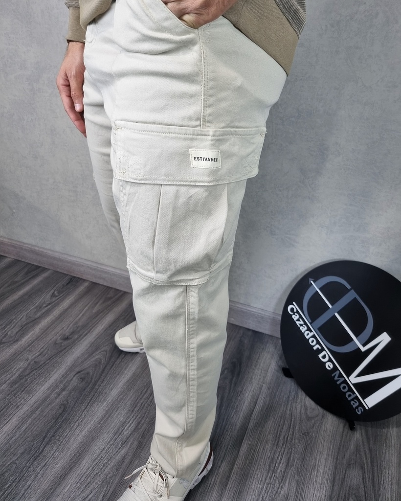 Pantalon cargo relaxed fit estivaneli 6287