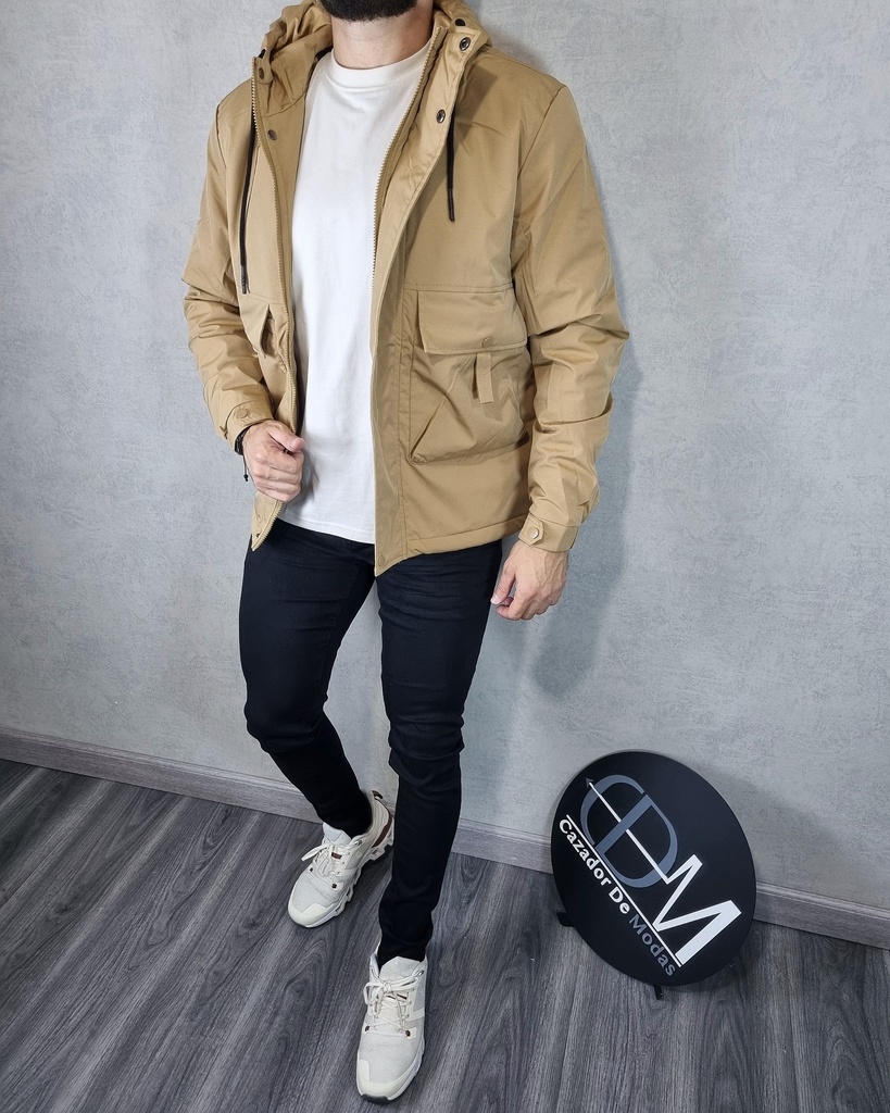 Chaqueta con capucha estivaneli cq20068