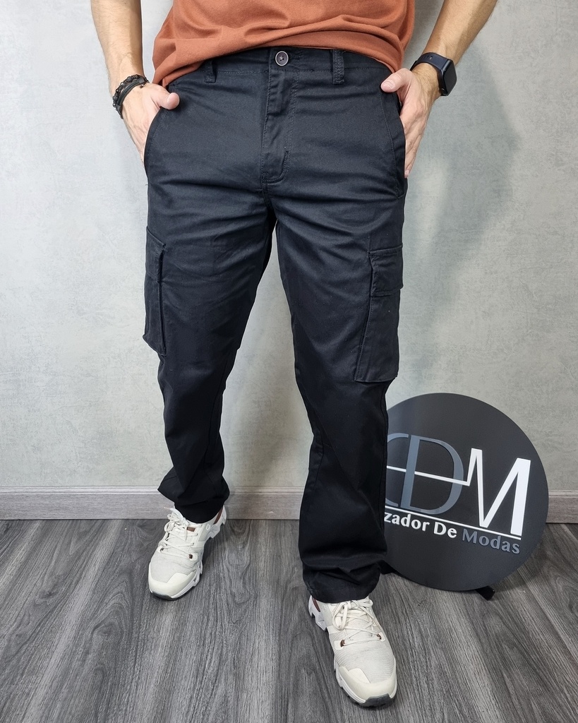 Pantalon cargo slim fit estivaneli 6000
