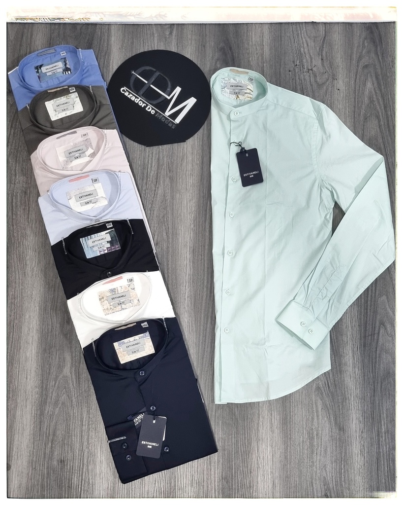 CAMISA ESTIVANELI CUELLO MAO 100694