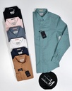 CAMISA OXFORD CON CUELLO MANGA L 100665