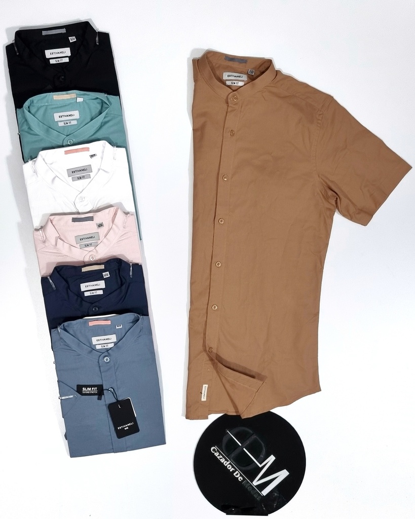 CAMISA OXFORD CUELLO MAO MANGA C 100655