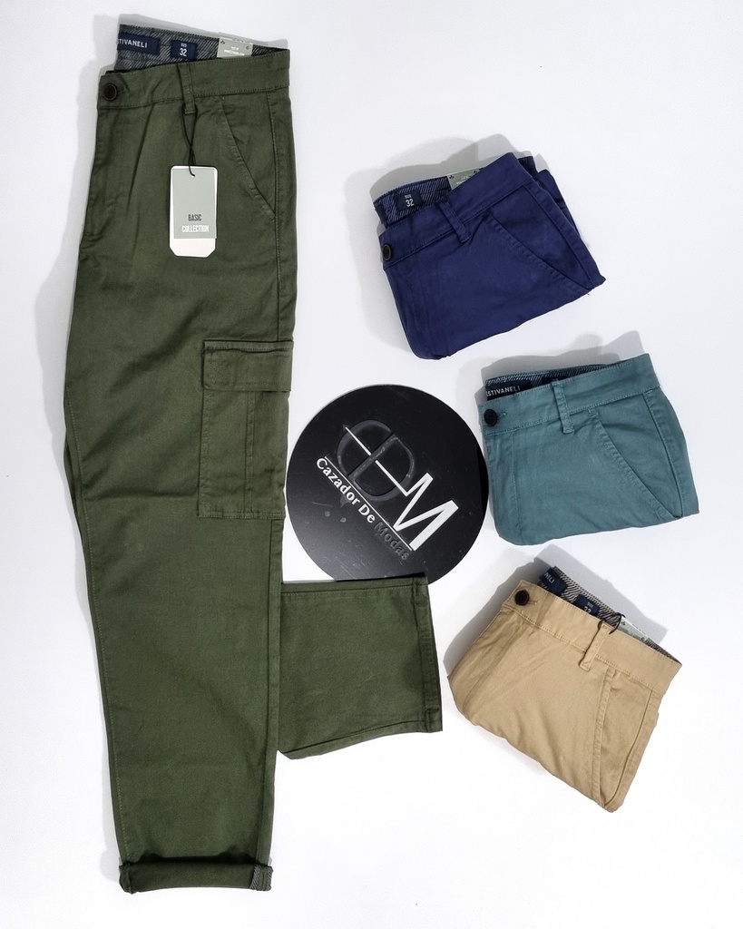 PANTALON CARGO ESTIVANELI 4160