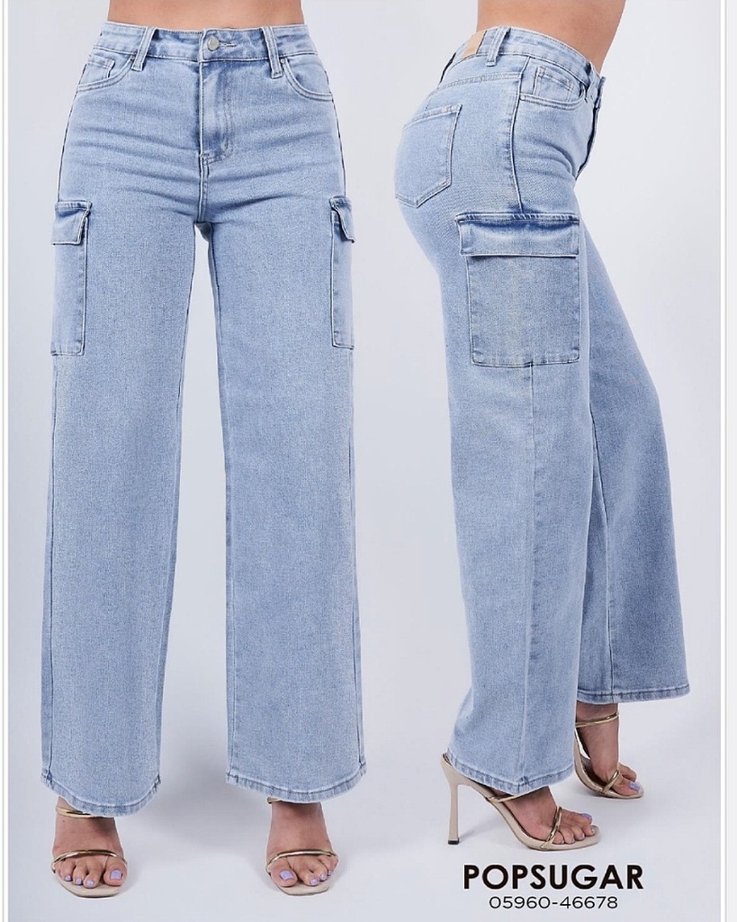 JEANS CARGO DAMA POPSUGAR 46678