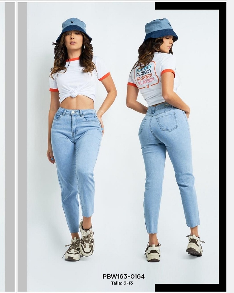 JEANS DAMA PLAY BOY 0164