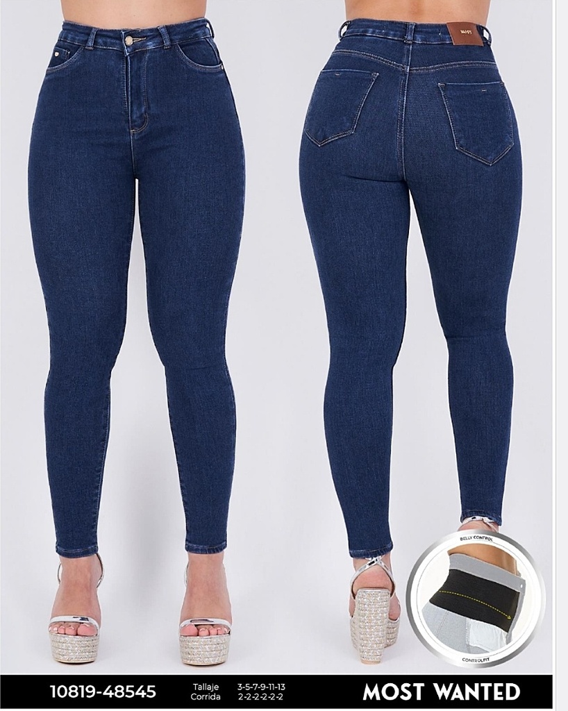 JEANS DAMA MOSTWANTED 48545