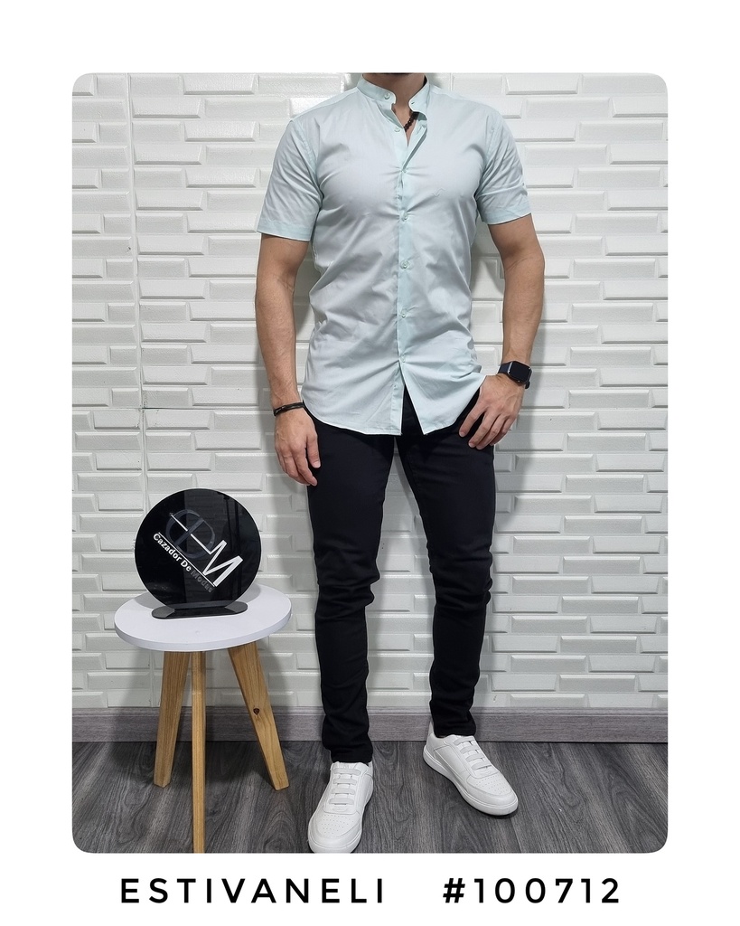 CAMISA ESTIVANELI CUELLO MAO M/C 100712