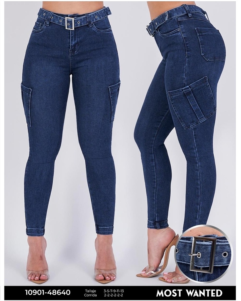JEANS DAMA MOSTWANTED 48640