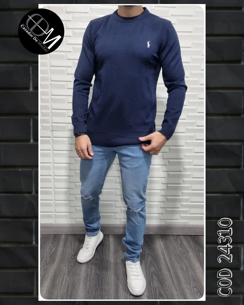 SUETER TEJIDO POLO HOMBRE 24310