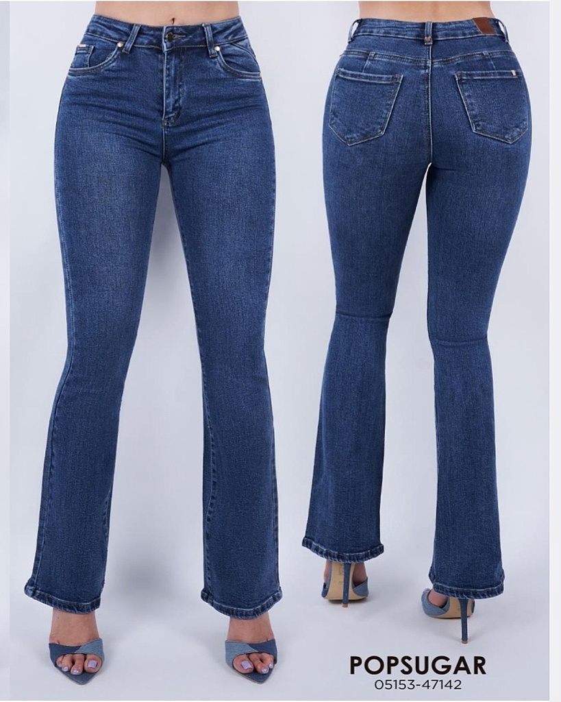 JEANS BOTA ANCHA DAMA POPSUGAR 47142