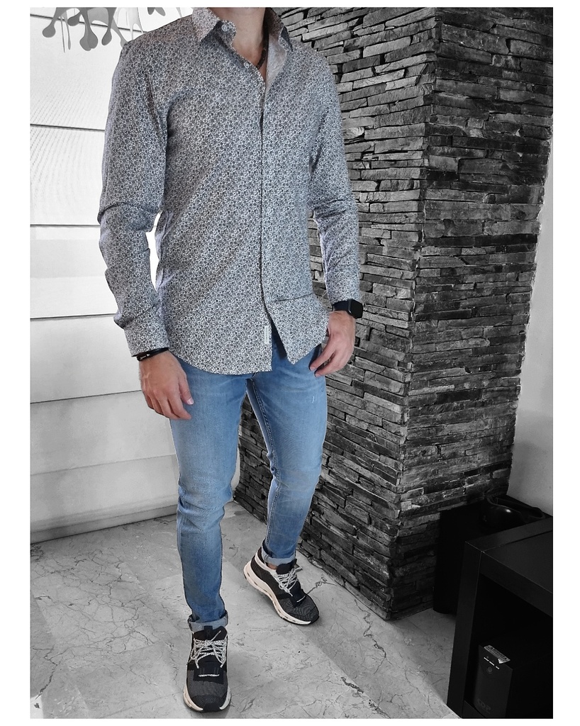 CAMISA ESTIVANELI ESTAMPADA ML 101654