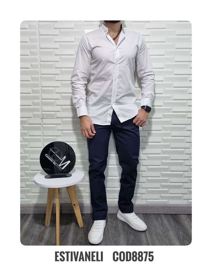 CAMISA ESTIVANELI CUELLO MAO ML 8875