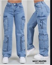 Jeans cargo de dama mostwanted 51435