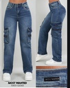 Jeans cargo de dama mostwanted 52083