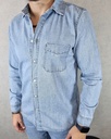Camisa de jeans denim wear estivaneli 6139