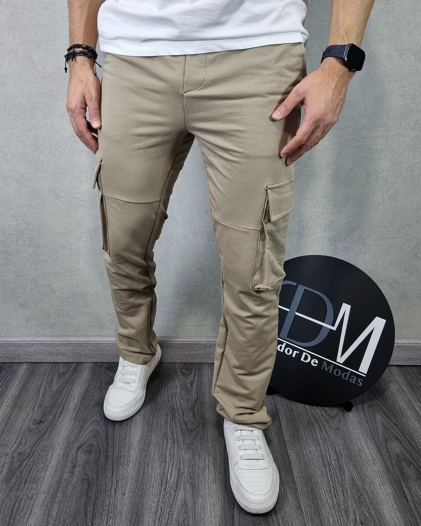 Pantalon mono basic cargo estivaneli 2090