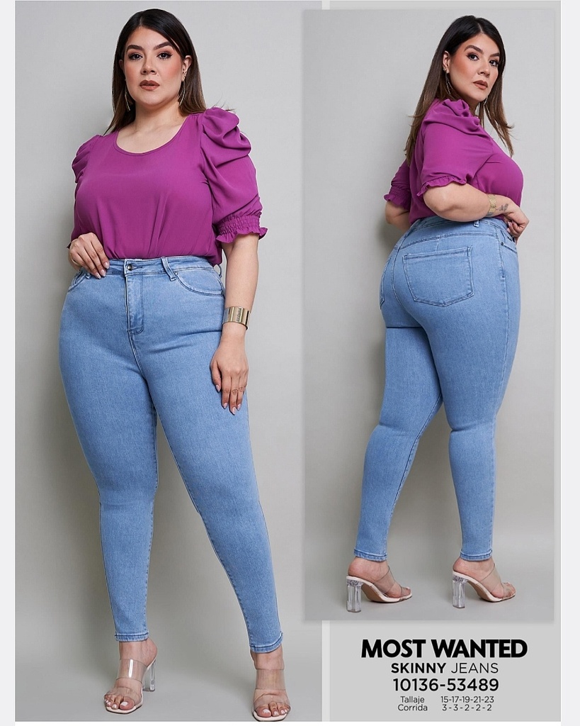 Jeans skinny plus mostwanted 53489