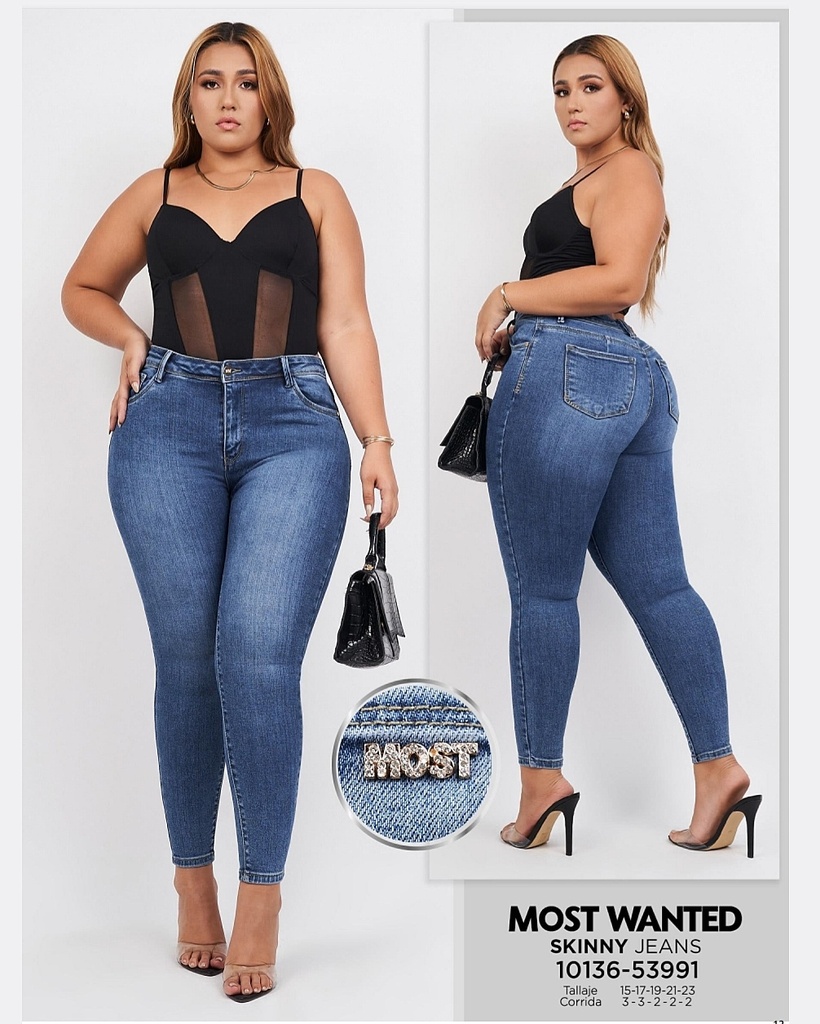 Jeans skinny plus mostwanted 53991