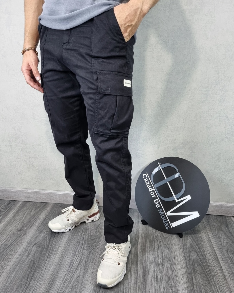 Pantalon cargo relaxed fit estivaneli 6287