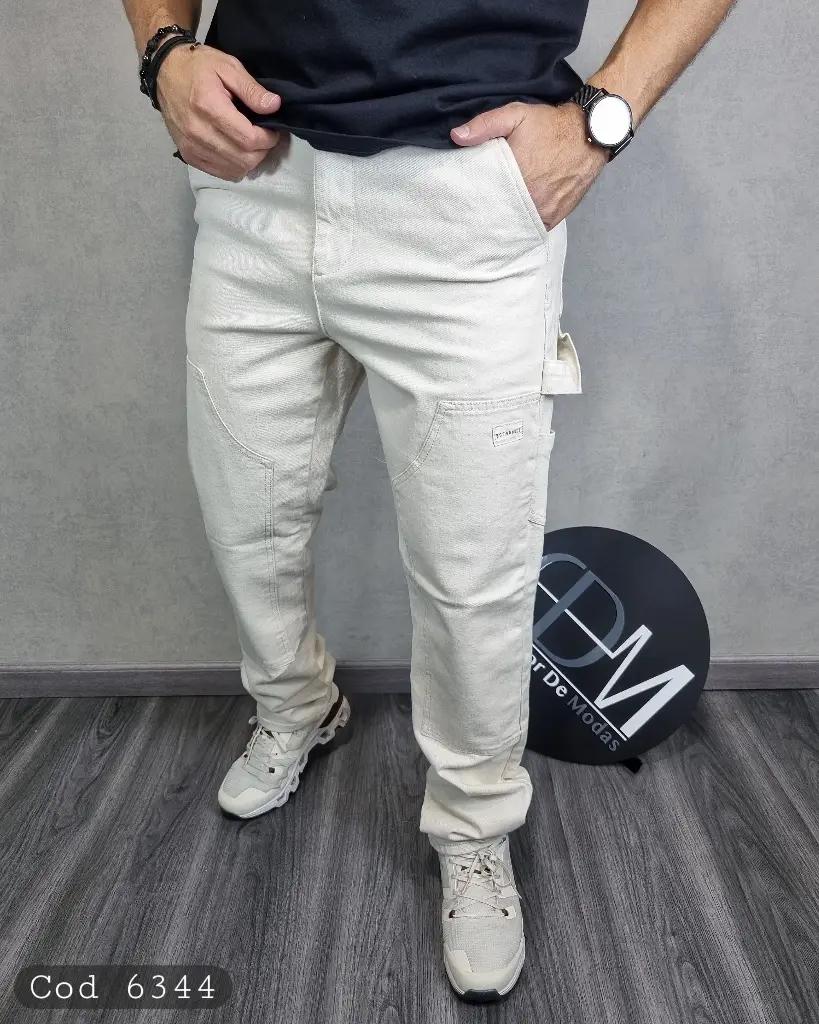 Pantalon cargo straight estivaneli 6344