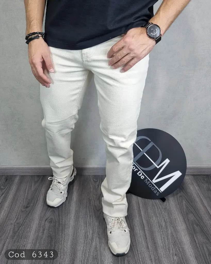 Pantalon slim fit estivaneli 6343
