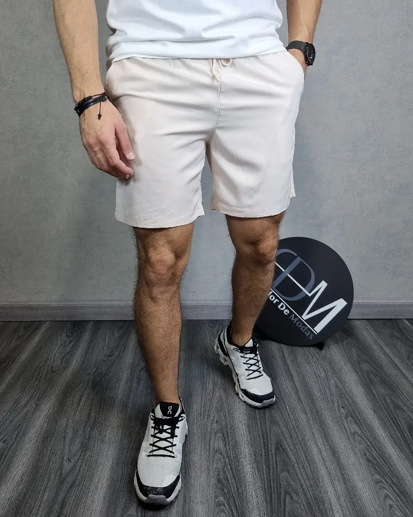 [SHE0045BGS] Short playero estivaneli sh0050 (S, BEIGE)