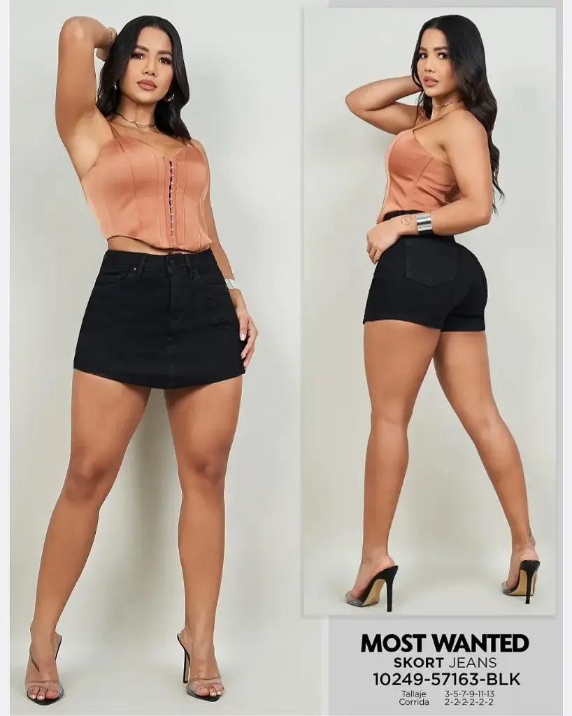 Falda short mostwanted dama 57163