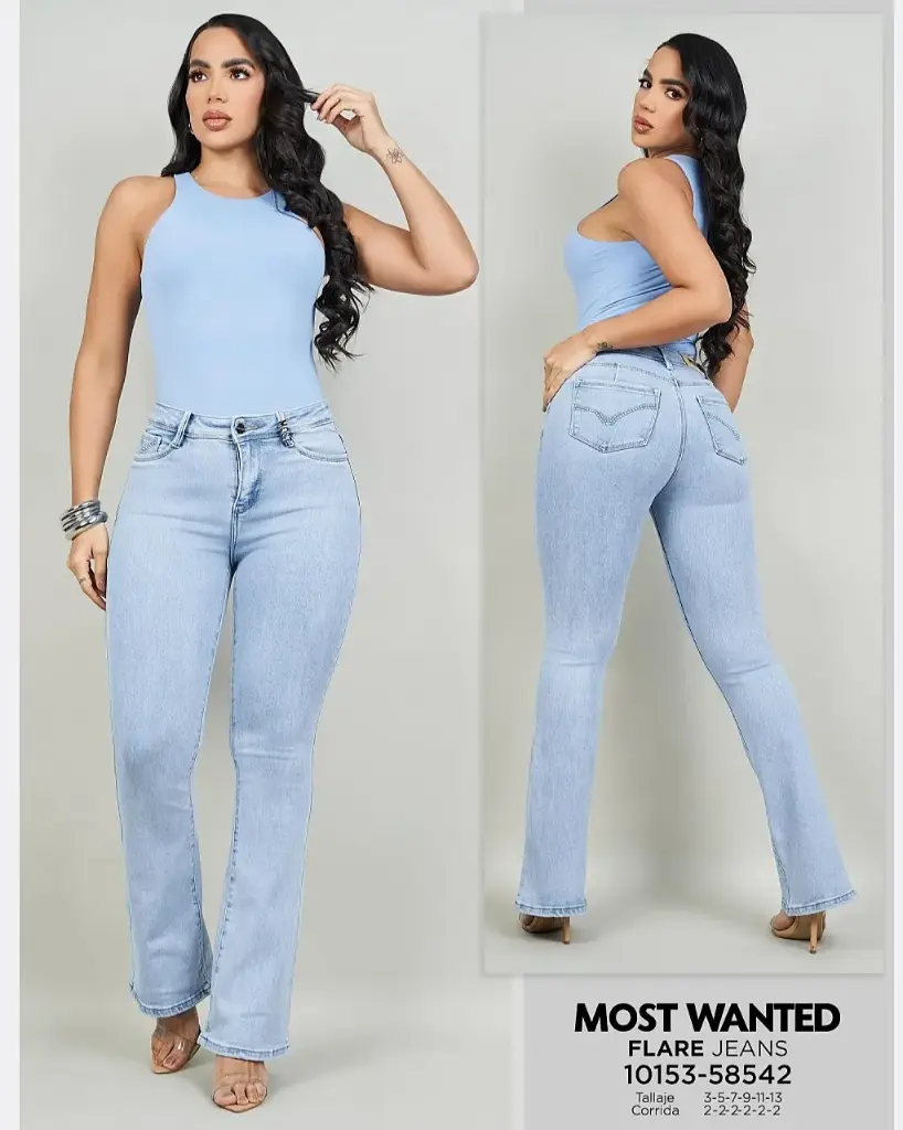 Jeans flare mostwanted 58542
