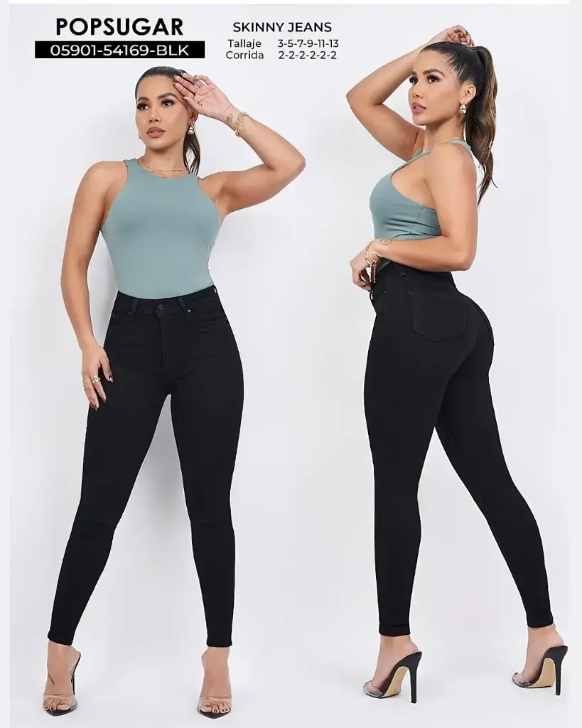 [JND54169P3] Jeans skinny popsugar 54169 (3)