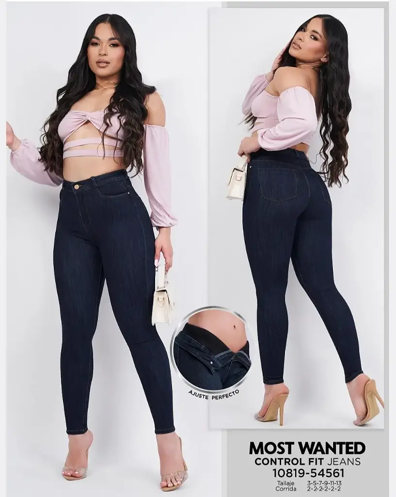 [JND54561M3] Jeans skinny con faja mostwanted 54561 (3)