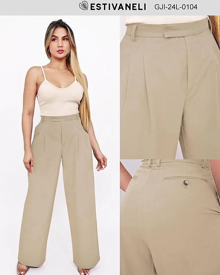 Pantalon estivaneli de dama wide led p0103