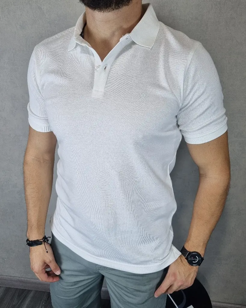 [CHE50571BS] Chemise unicolor estivaneli 50568 (S, BLANCO)