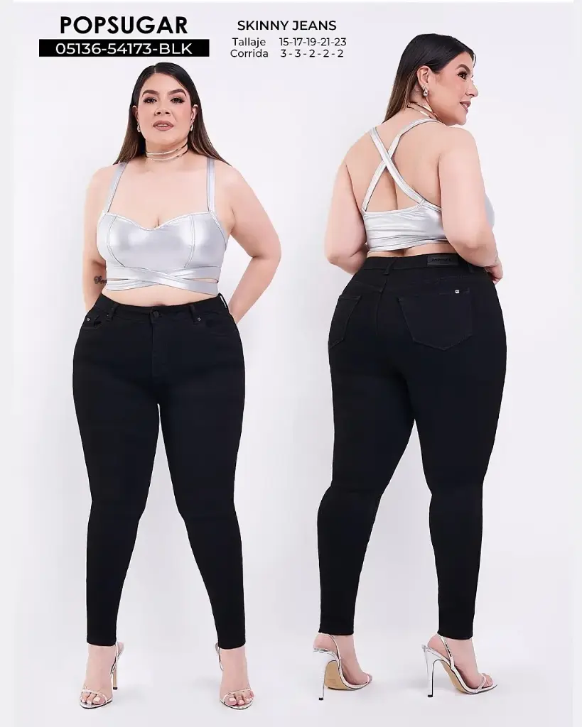 Jeans skinny plus dama popsugar 54173