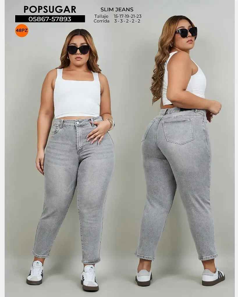 Jeans popsugar slim plus 57893