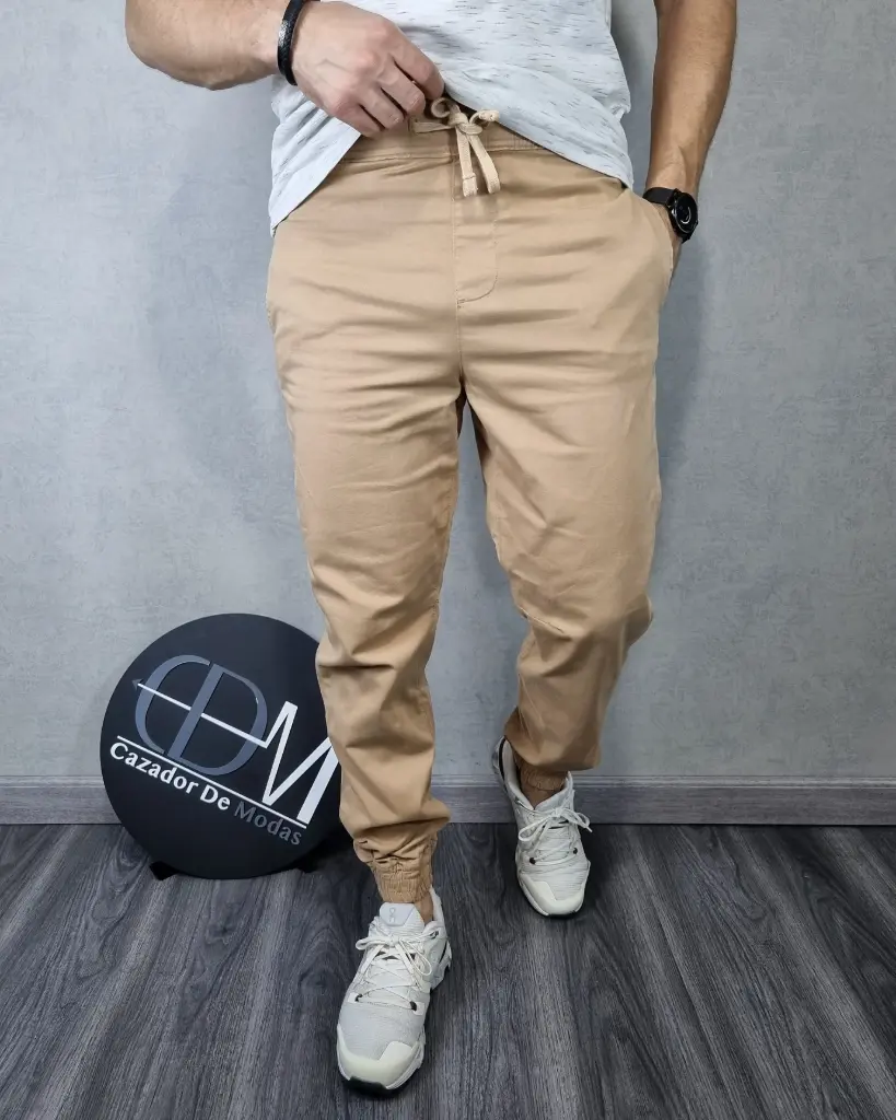 [JE6493S] Jogger estivaneli 6494 (S, KAKI)