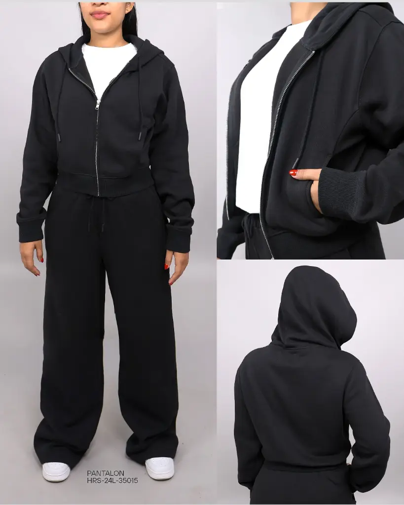 Suéter hoodie de damas estivaneli 35018