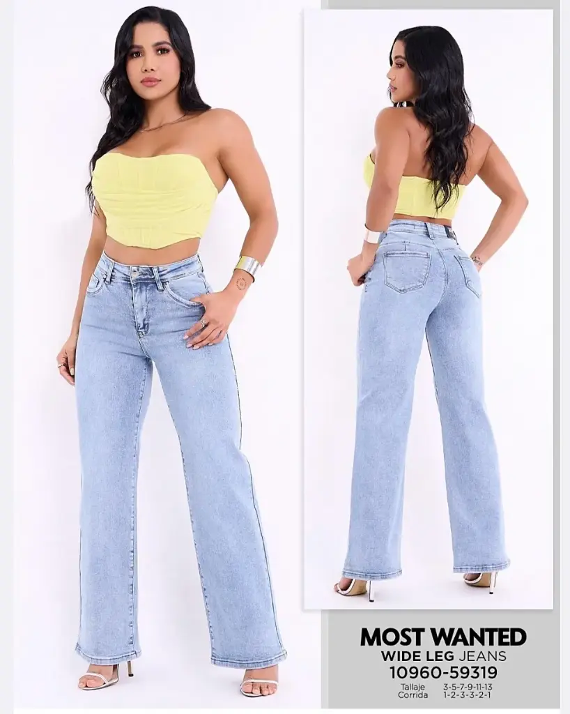 Jeans wide leg mostwanted 59319