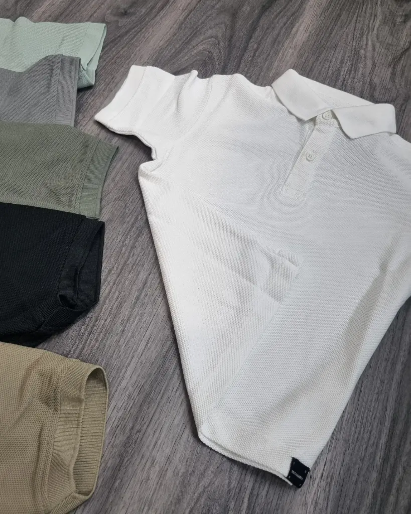 [CHN50805E7] CHEMISE POLO DE NIÑOS ESTIVANELI 50806 (7, BLANCO)