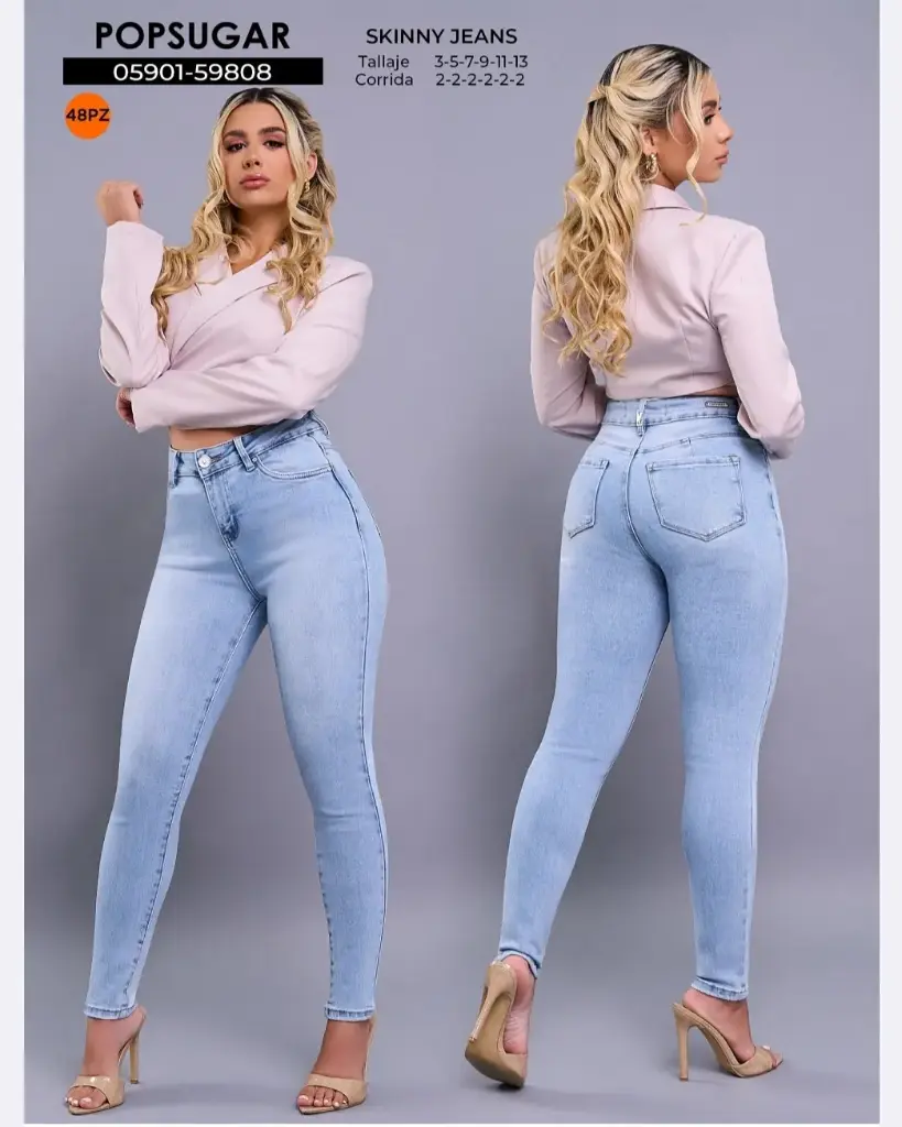 [JND59808P3] Jeans skinny popsugar 59808 (3)