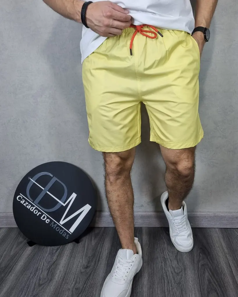 [SHE17029S] Short playero estivaneli 17021 (S, AMARILLO)
