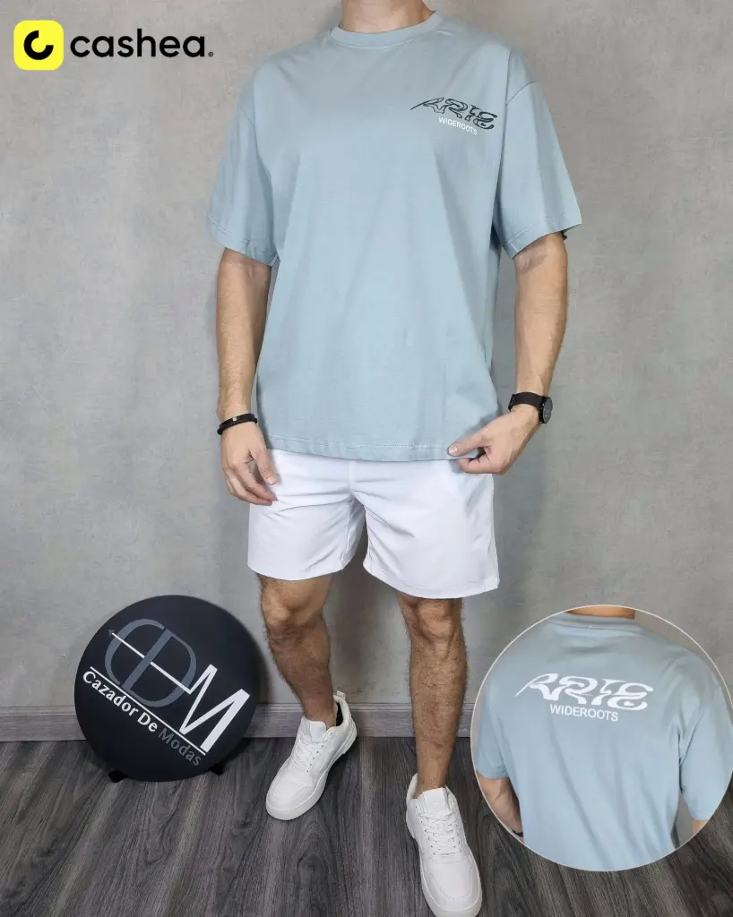 Franela estampada oversize estivaneli 6512