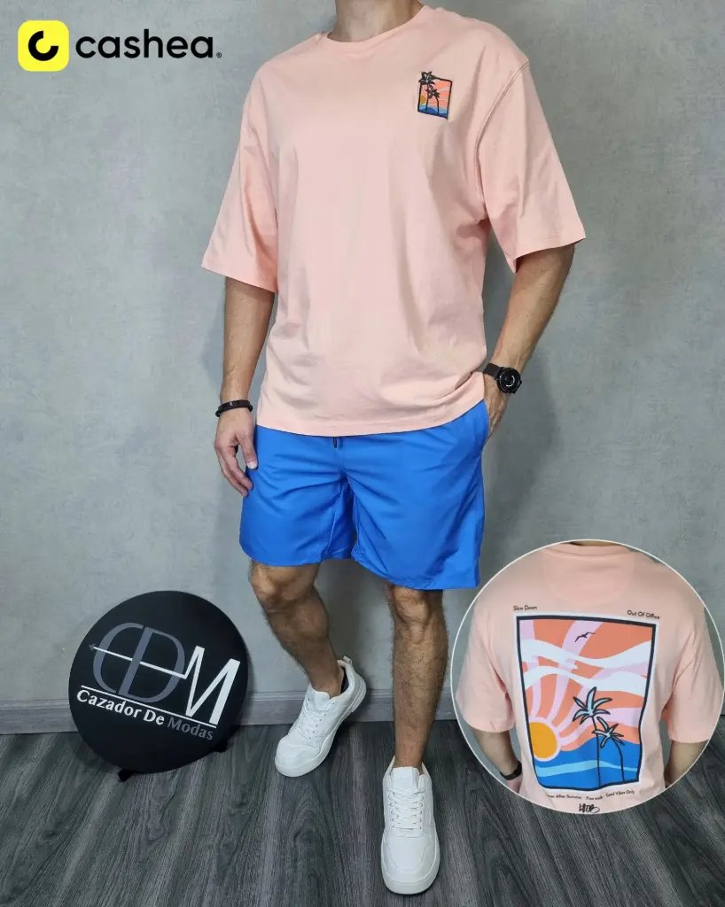 [FE19398S] Franela estampada estivaneli 19398  (S)