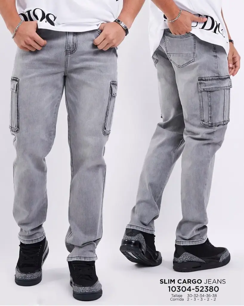 [JNC52380M30] Jeans slim cargo mostwanted 52380 (30)